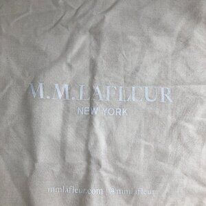 M M Lafleur Zip Canvas Large Dust Bag - 22" x 14.5" NEW